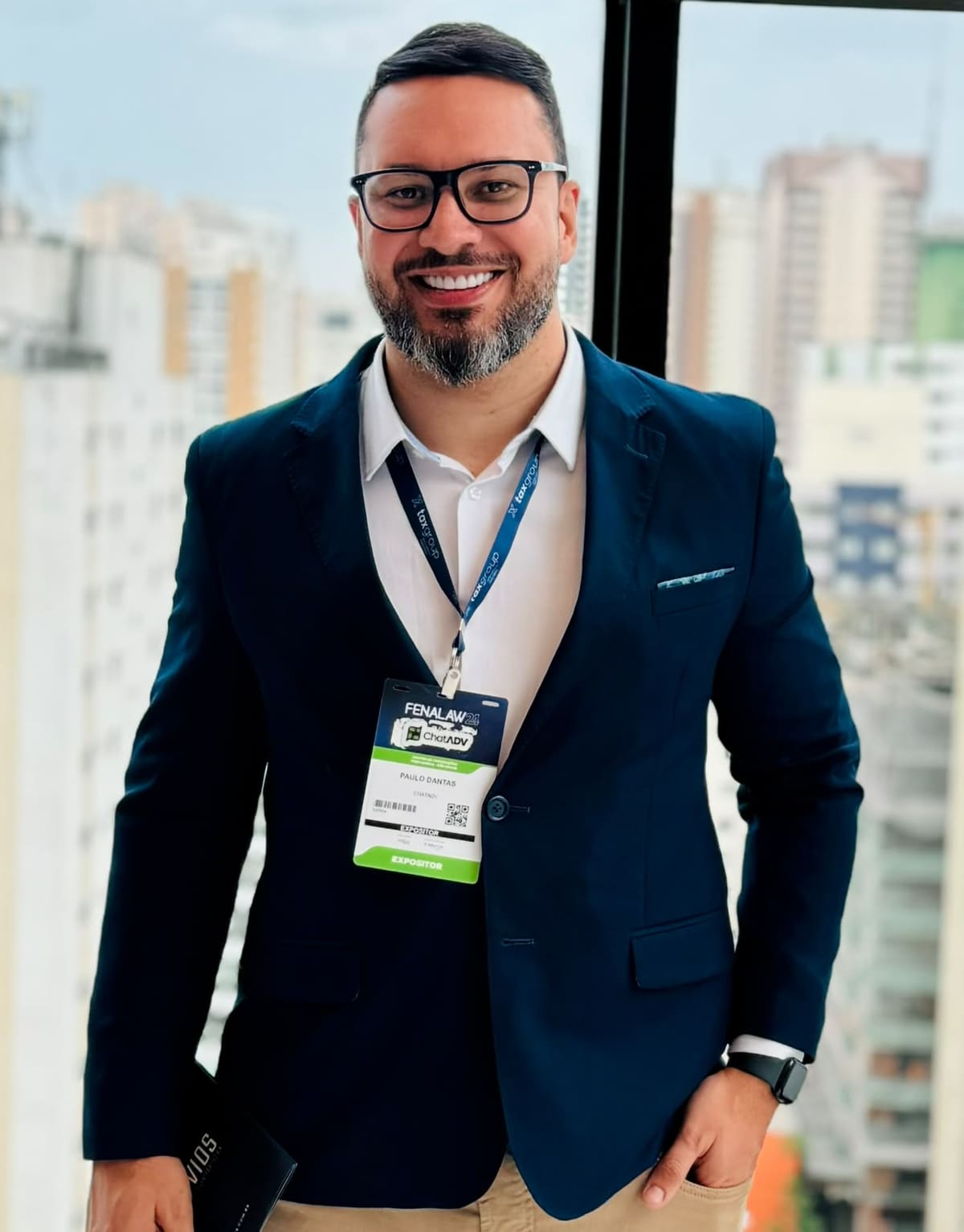 Paulo Sérgio Dantas em evento do setor jurídico
